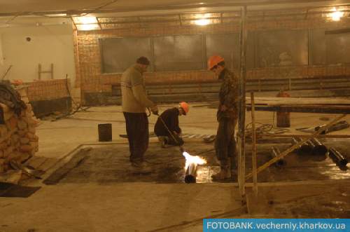 Строительство станции метро «Алексеевская»