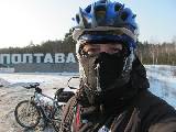 Харьковский экстремал возвратился из зимнего велопохода
