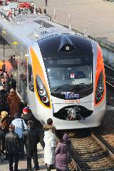 В Харьков приехал второй скоростной поезд Hyundai