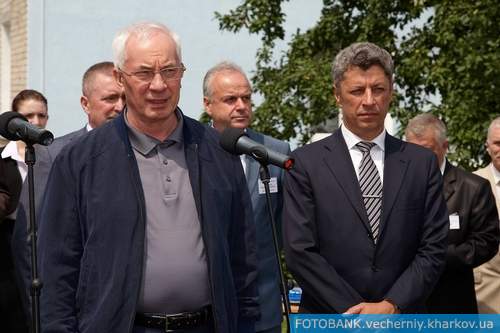 Премьер Азаров приезжал в Харьков