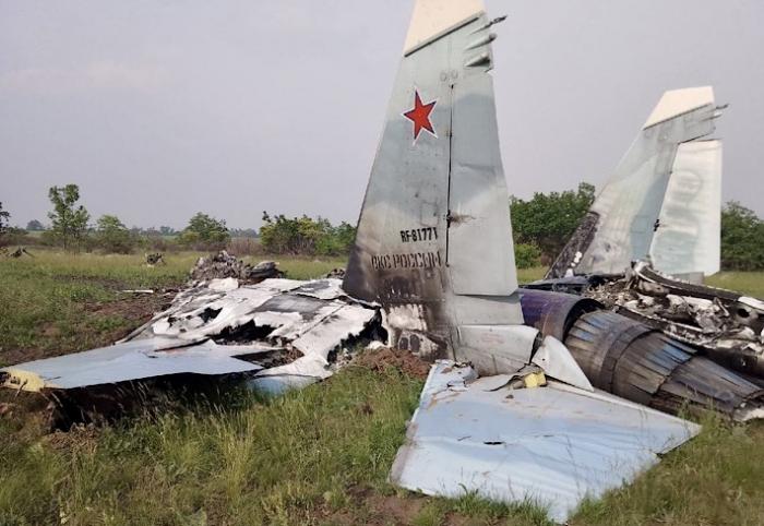 У мережі показали російський літак, ймовірно збитий під Харковом